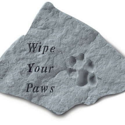 Wipe your paws with paw print