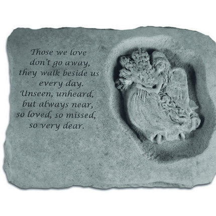 Those we love with Angel Memorial Stone