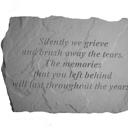 Silently we grieve Memorial Stone