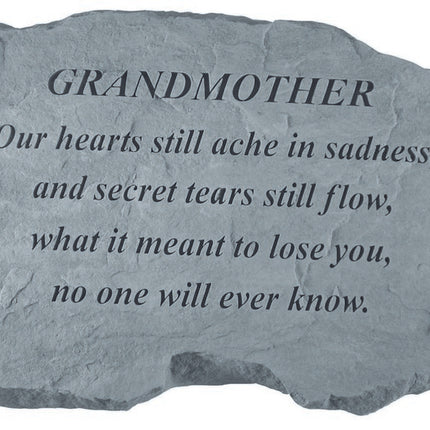 GRANDMOTHER Our hearts still ache Memorial Stone
