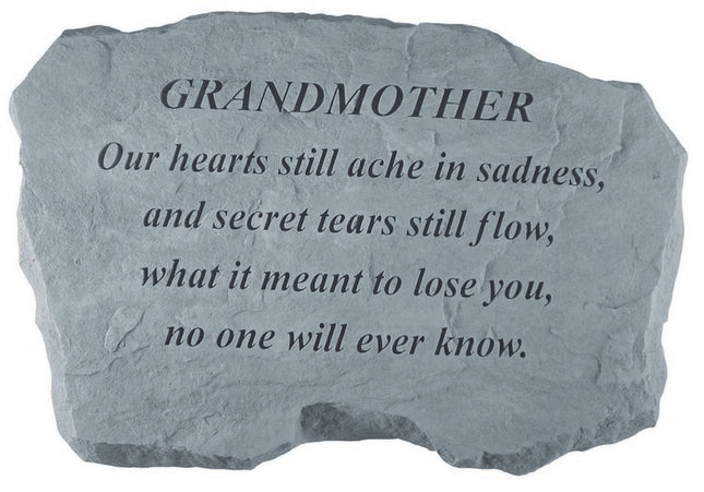 GRANDMOTHER Our hearts still ache Memorial Stone
