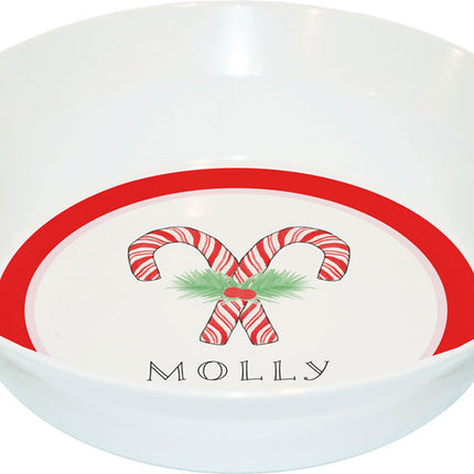 Personalized Childrens Peppermint Dining Bowl