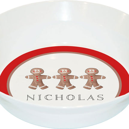 Personalized Childrens Gingerbread Dining Bowl