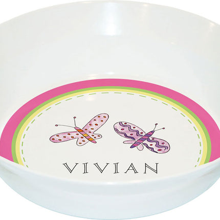 Personalized Childrens Garden Party Dining Bowl