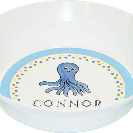 Personalized Childrens Under The Sea Dining Bowl