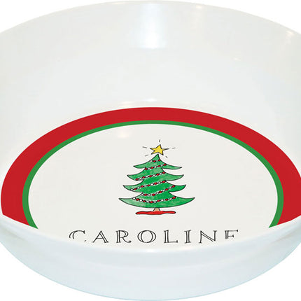 Personalized Childrens Christmas Dining Bowl