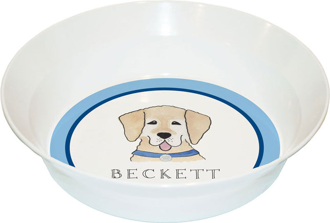 Personalized Childrens Happy Tails Dining Bowl