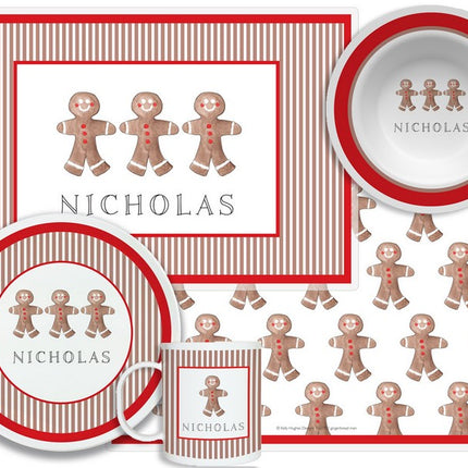 Personalized Childrens Gingerbread 4 Piece Table Set