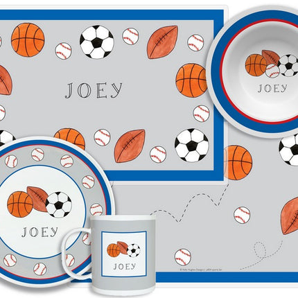 Personalized Childrens Sports Fan 4 Piece Table Set