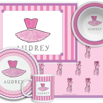 Personalized Childrens Ballerina 4 Piece Table Set
