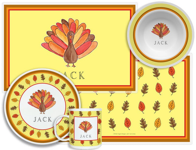 Personalized Childrens Tom Turkey 4 Piece Table Set