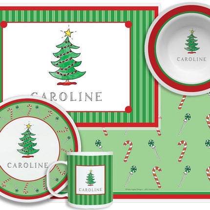 Personalized Childrens Christmas 4 Piece Table Set
