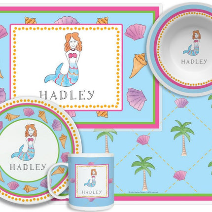 Personalized Childrens Mermaid 4 Piece Table Set