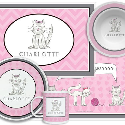 Personalized Childrens Purrfect 4 Piece Table Set