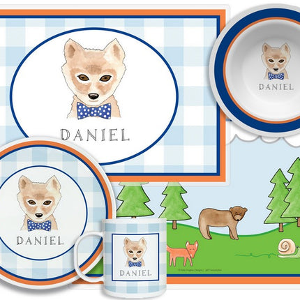 Personalized Childrens Woodsy Fox 4 Piece Table Set