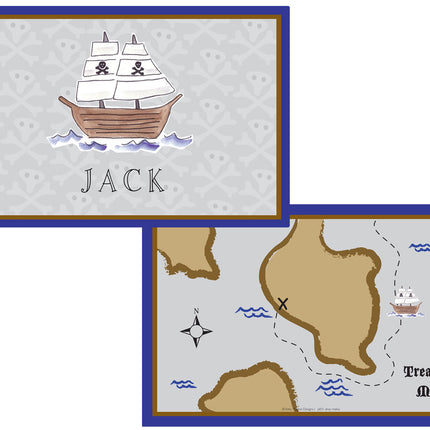 Personalized Childrens Ahoy Matey Placemat