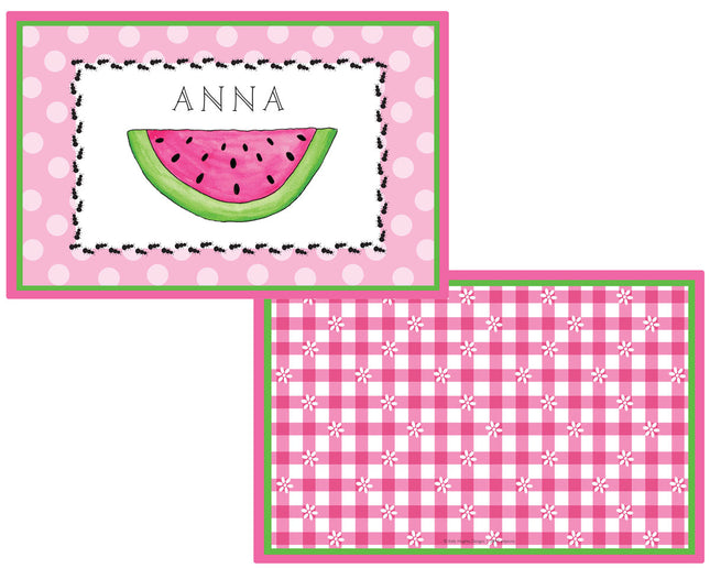 Personalized Childrens Ant Picnic Placemat