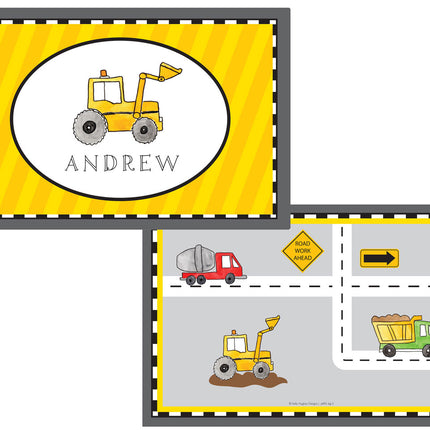 Personalized Childrens Digit Placemat