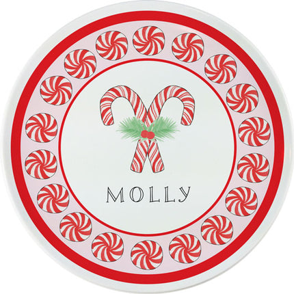 Personalized Childrens Peppermint Dining Plate