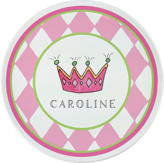 Personalized Childrens Little Princess Dining Plate