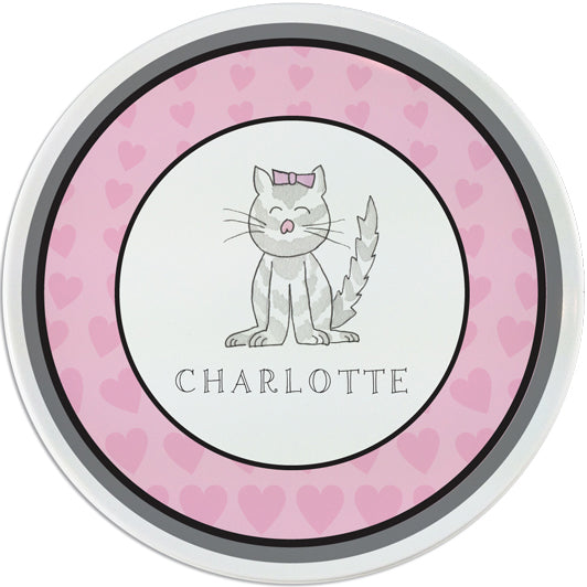 Personalized Childrens Purrfect Dining Plate
