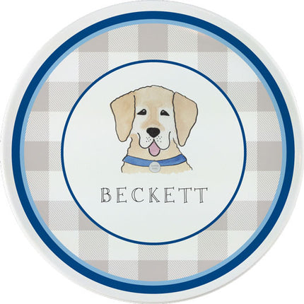 Personalized Childrens Happy Tails Dining Plate