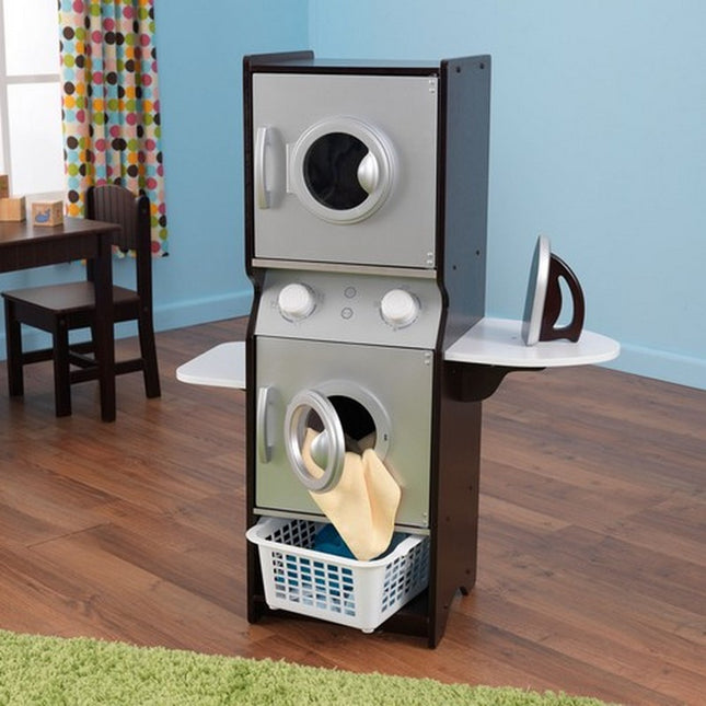 KidKraft Kids Laundry Play Set - Espresso