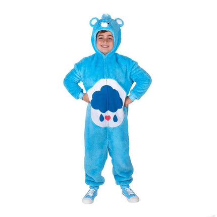 Kids Care Bears Grumpy Bear Hooded Jumpsuit Costume