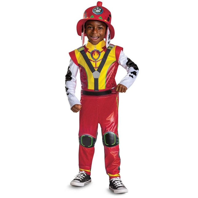 Kids Deluxe PAW Patrol: The Dino Movie Marshall Jumpsuit Costume - Small 4-6