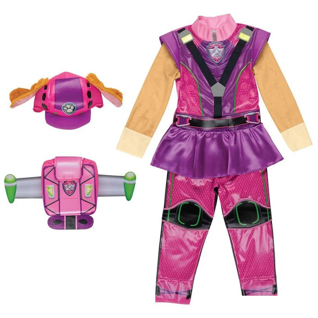Kids Deluxe PAW Patrol: The Dino Movie Skye Jumpsuit Costume - Small 4-6