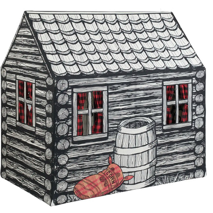 Log Cabin Play Tent for Kids