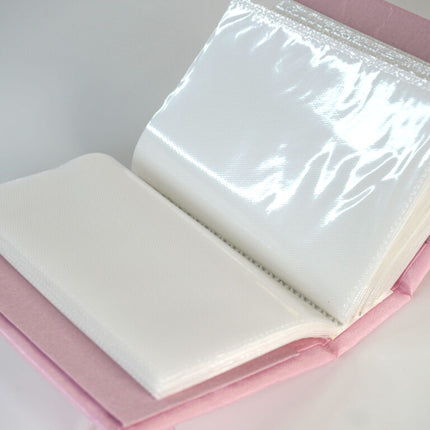 Personalized Small Hardbound Photo Album In Swiss Batiste on Shantung