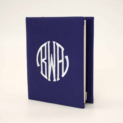 Personalized Small Hardbound Photo Album In Malibu Cotton Poplin