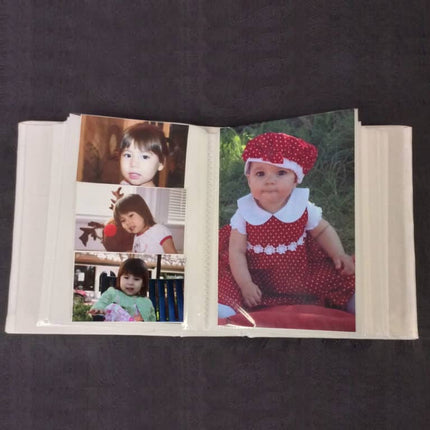 Personalized Small Hardbound Photo Album in Baby Shantung
