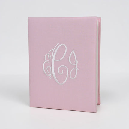 Personalized Medium Hardbound Album In Malibu Cotton Poplin