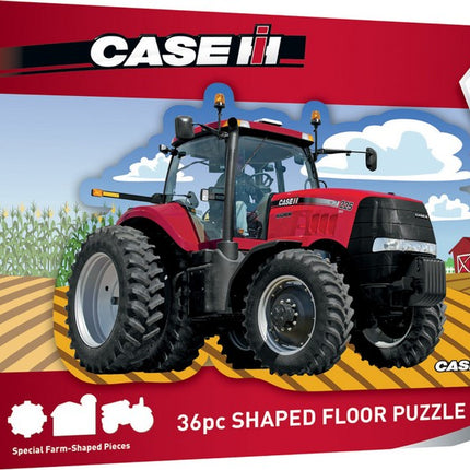 Case IH/Farmall Tractor 36 Piece Shaped Floor Puzzle