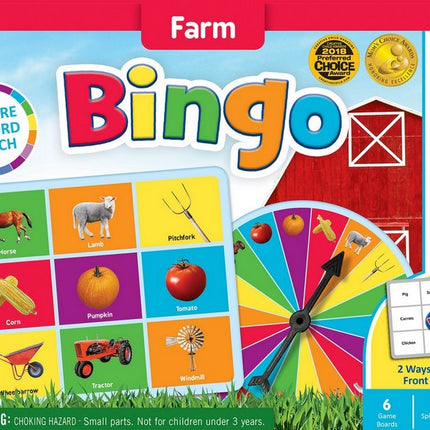 Educational - Farm Bingo Game