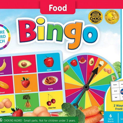 Educational - Food Bingo Game