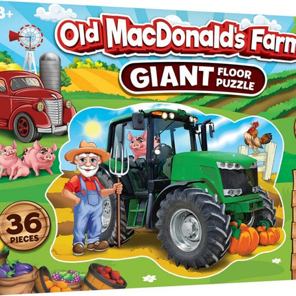 Old MacDonald's Farm 36 Piece Shaped Floor Puzzle