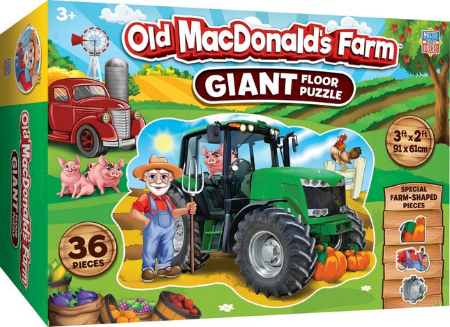 Old MacDonald's Farm 36 Piece Shaped Floor Puzzle