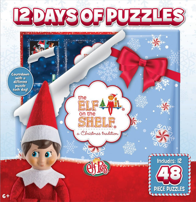12 Days of Elf on the Shelf Puzzles Advent Calendar