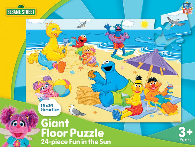Sesame Street Fun in The Sun 24 Piece Floor Puzzle