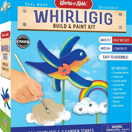 Whirlygig Buildable Wood Paint Kit