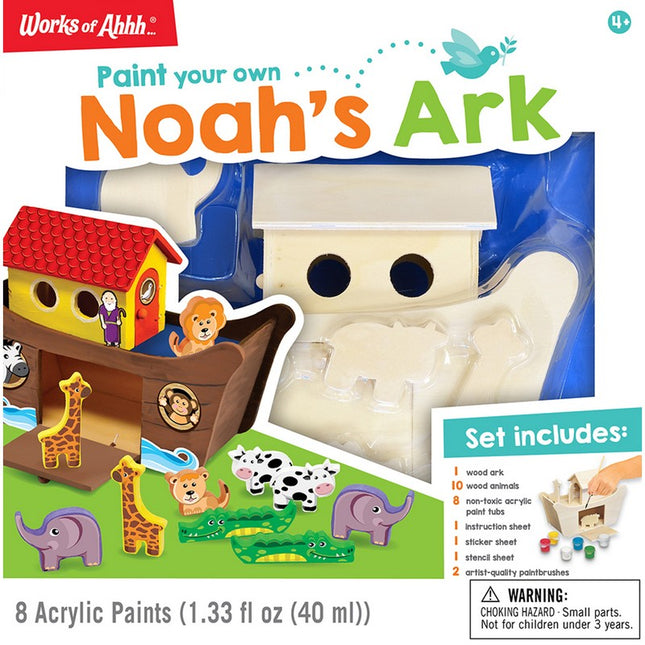 Noah's Ark Premium Wood Paint Kit