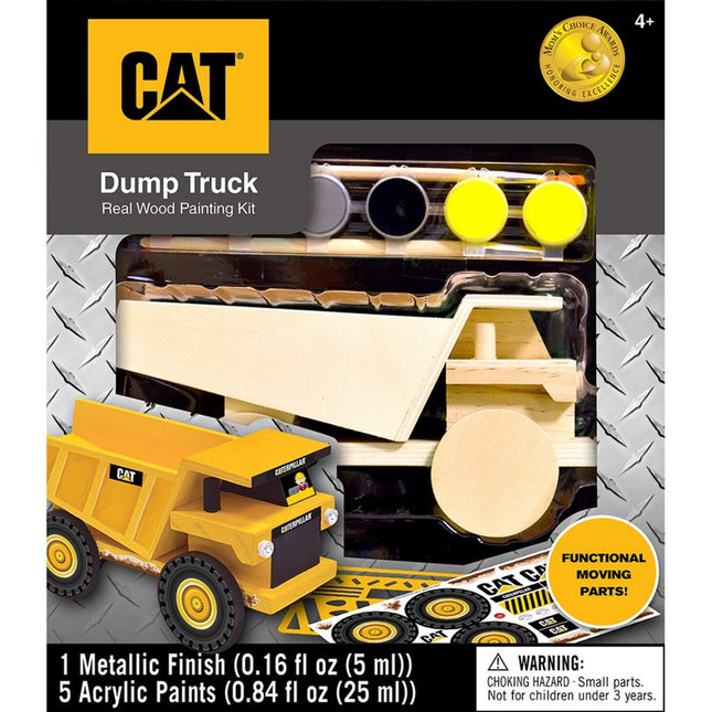 Caterpillar Dump Truck Wood Paint Kit