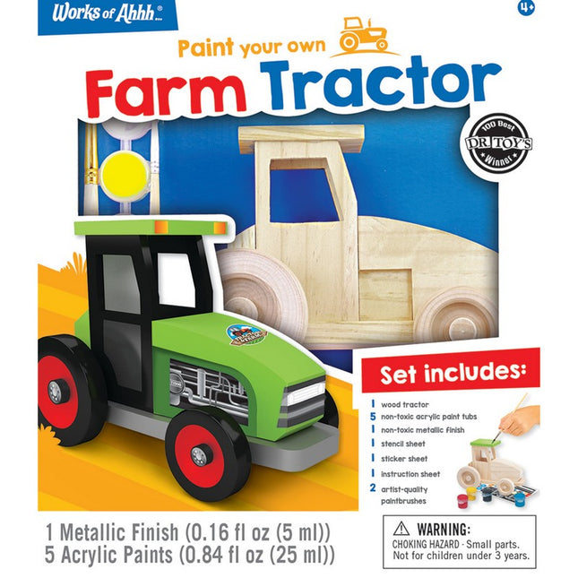 Farm Tractor Wood Paint Kit