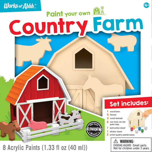Country Farm Set Premium Wood Paint Kit