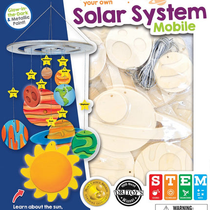Solar System Mobile Wood Paint Kit