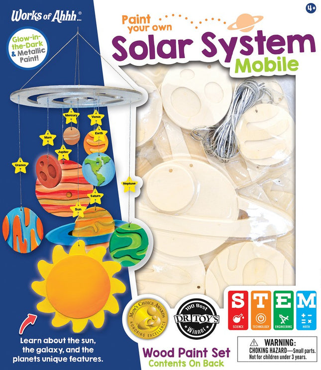 Solar System Mobile Wood Paint Kit