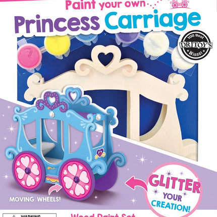 Princess Carriage Wood Paint Kit